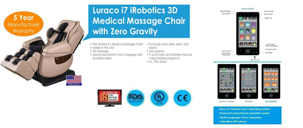 Luraco i7 massage chair specs and review