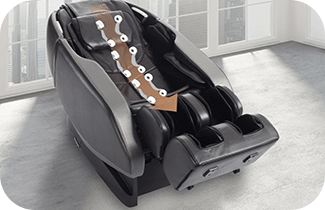 Daiwa Orbit massage chair L-track system