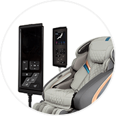 LCD remote of the Osaki Admiral II massage chair