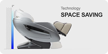 Titan Oppo 3D massage chair with space saving design