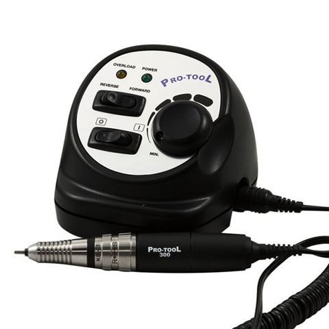 black nail drill with led display