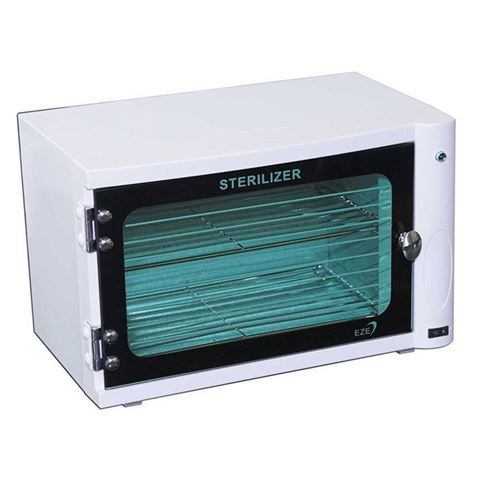 white sterilizer with green light