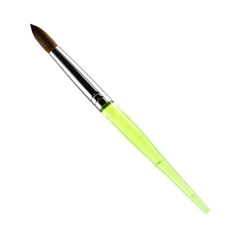 jade color nail brush