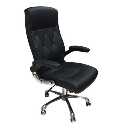 black salon customer chair
