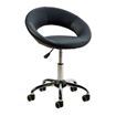 round black salon stool