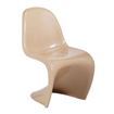 cappuccino plastic waiting chair