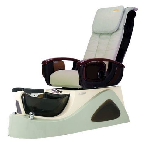 L290 pedicure spa in green base and pale green chair