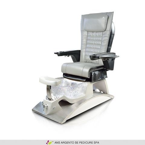Argento SE pedicure spa with grey ANS P16 massage chair