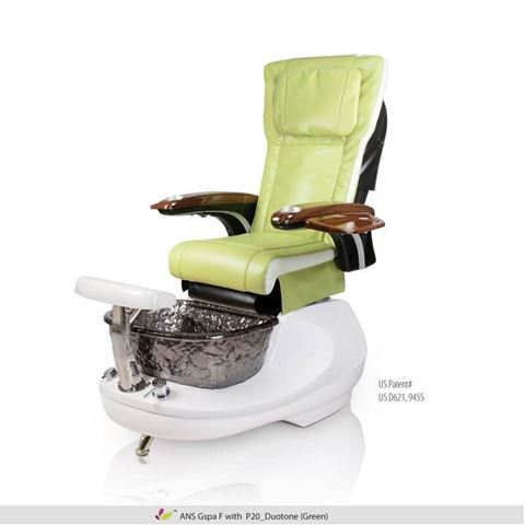 Gspa F with green & ivory ANS P20 massage chair