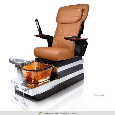 Gspa W with caffelle base and cappuccino Human Touch HT-245 massage chair