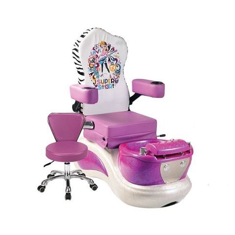 Superstar kids pedicure chair front view