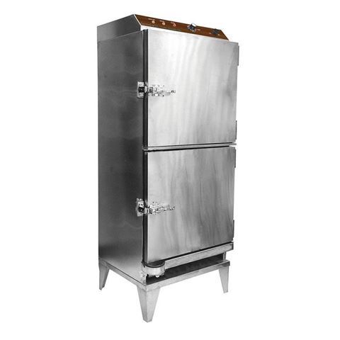 2-door stainless steel Dermalgoic 360 towel steamer