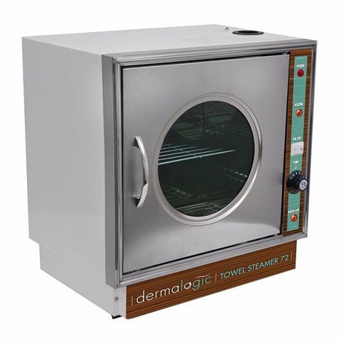 stainless steel Dermalogic 72 towel steamer
