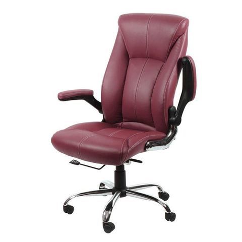 burgundy Avion guest chair