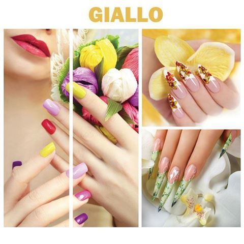 4 piece Giallo canvas mural set