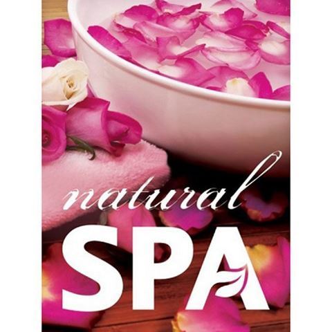 A3 natural spa window decal with pink roses