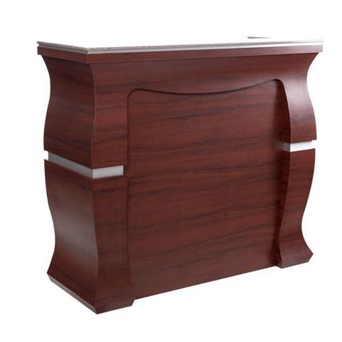 sedona red with brown marble top VP510 Prive reception counter