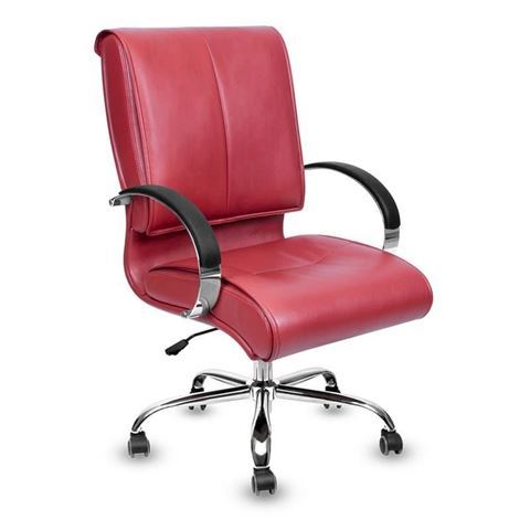 burgundy Classic customer chair