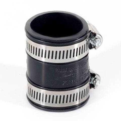 Gulfstream GS4103 black rubber coupling with c-clamps