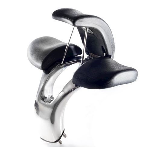 rubber and stainless steel Gulfstream GS2107 short curved footrest
