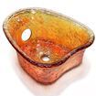 Gold Gulfstream GS5012 Heart Shape Glass Bowl