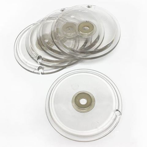 set of five Gulfstream GS3120 clear insert For Clean Jet Max heavy base 
