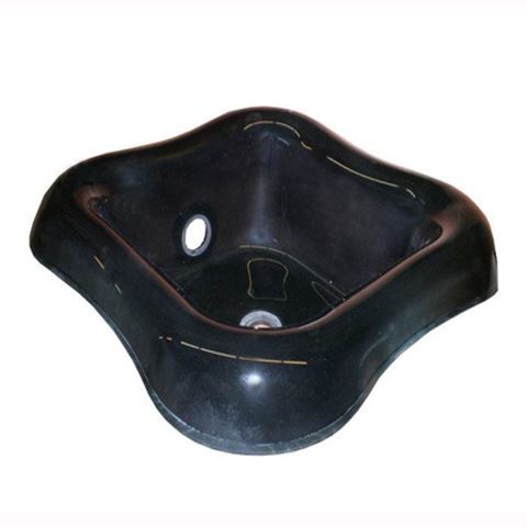 black Cloud 9 glass bowl