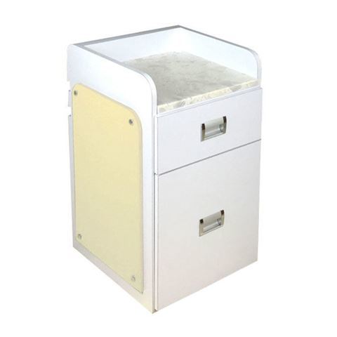 D39 pedicure cart white / beige
