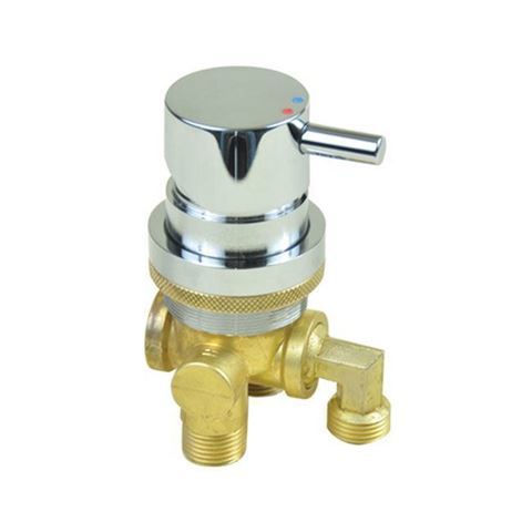 AYC 3-way brass faucet for pedicure spa