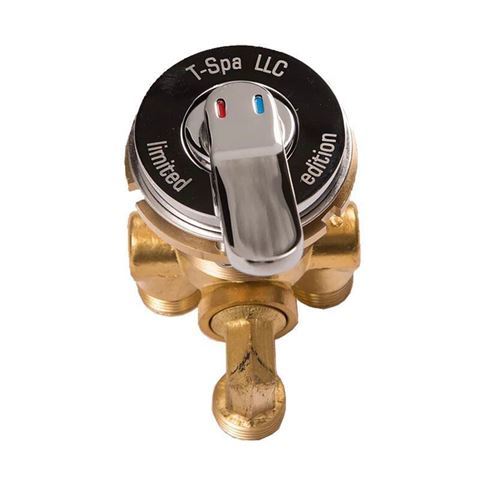 Tspa 3-way faucet, brass with chrome polish