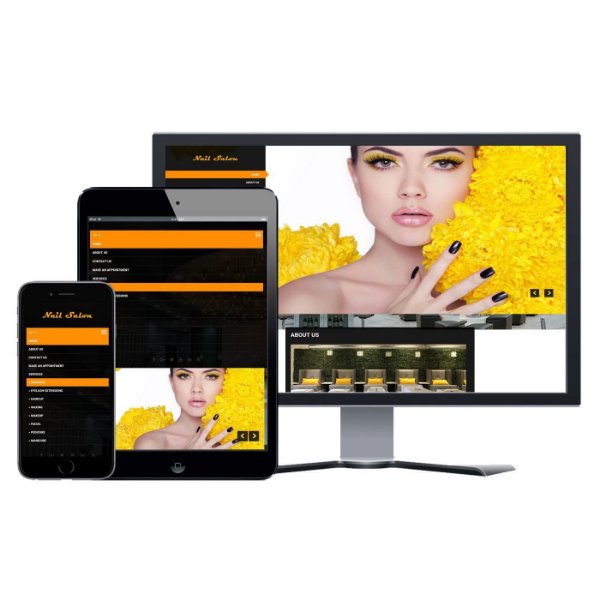 Hình ảnh Website Tiệm Nail - Thiết Kế #011