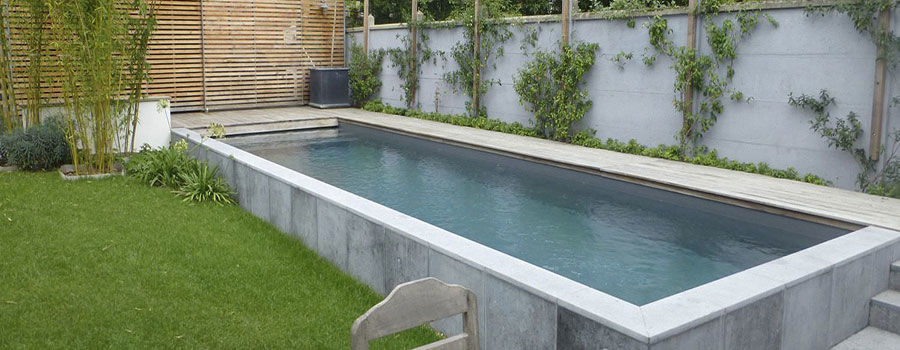 How to build a new pond with concrete