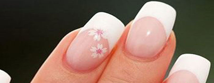 White Delicate Floral Tips | Tittac