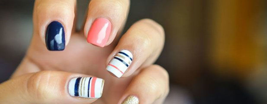 Striped Nails Designs To Pull Of Right Now | Tape nail art, Striped nails, Nail  art stripes