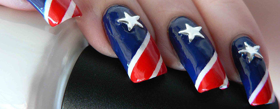 Fourth of July Nail Art