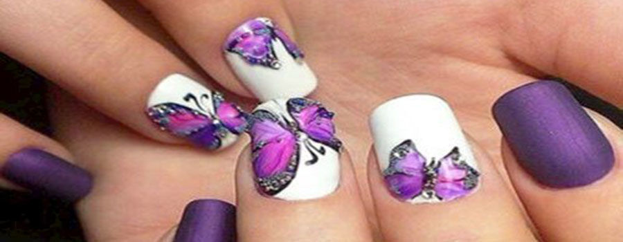 Butterflies Nail Art | Tittac