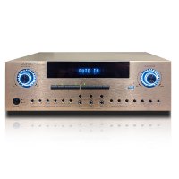 Ampyon MXA-3000 karaoke mixing amplifier, in silver