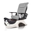 Noemi pedicure chair in black base and gray T-Timeless chair