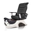 Noemi pedicure chair in black base and black T-Timeless chair