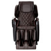 Titan Optimus 3D massage chair brown color, front view