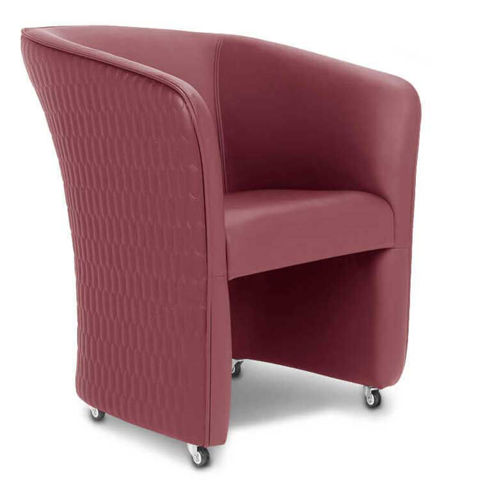 GS9057 ChiQ Quilted Customer Chair Hollyhock color