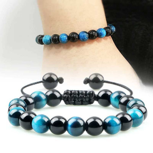 Picture of Black Obsidian Adjustable Healing Bracelet