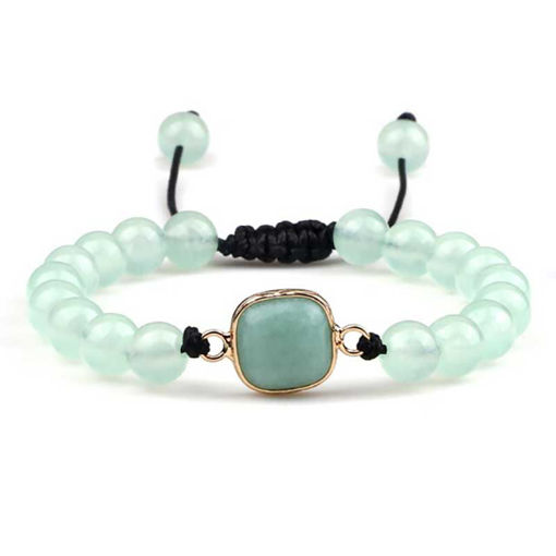 Light green stone healing bracelet