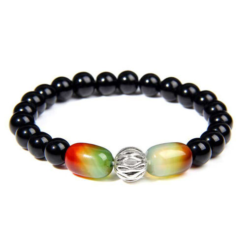 Picture of Natural Gemstone Beaded Men Healing Bracelet