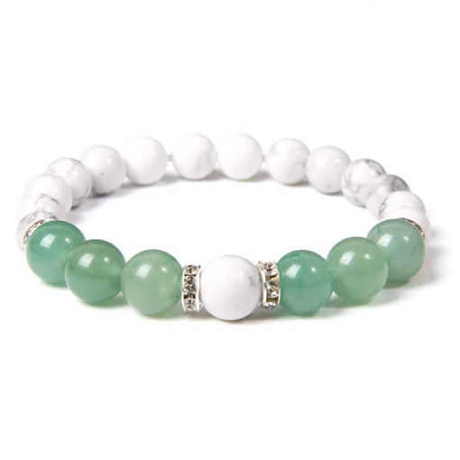 Green Aventurine Natural Pink Stone Green or Aventurine Beads Bracelet