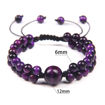 Picture of Trendy Women Natural Purple Tiger Eye Stone Bracelet