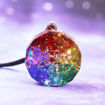 Picture of Mulany MN203 Orgone Pendant Luminous Crystal Chakra Necklace