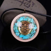 Picture of Mulany MN205 Orgone Pendant Turquoises Chakra Spiritual Protection Necklace