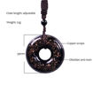 Picture of Mulany MN207 Orgone Pendant Obsidian EMF Protection Necklace