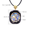 Picture of Mulany MN209 Orgone Pendant Egyptian Ancient Eye Of Ra Horus Necklace